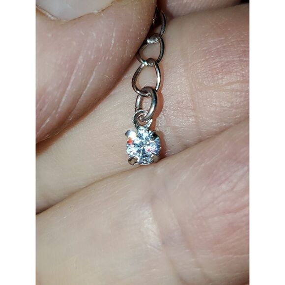 A Silver Tone Chunky Statement Necklace Power Career Evening Metallic - Picture 9 of 10